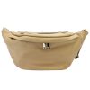 Luka 24-010 DOLLARO bézs női bőr övtáska, crossbody 34 x 19 x 13 cm