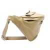 Luka 24-010 DOLLARO bézs női bőr övtáska, crossbody 34 x 19 x 13 cm