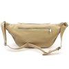 Luka 24-010 DOLLARO bézs női bőr övtáska, crossbody 34 x 19 x 13 cm
