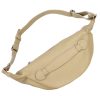 Luka 24-010 DOLLARO bézs női bőr övtáska, crossbody 34 x 19 x 13 cm