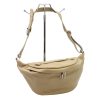 Luka 24-010 DOLLARO bézs női bőr övtáska, crossbody 34 x 19 x 13 cm