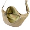Luka 24-010 DOLLARO bézs női bőr övtáska, crossbody 34 x 19 x 13 cm