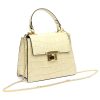 Luka 20-051 L COCO bézs női bőr kézitáska, válltáska 22 x 17 x 10 cm