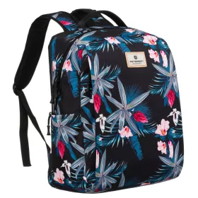   Peterson PTN 77707 női mintás hátizsák, laptop tartóval 15,6" 29 x 40 x 14 cm