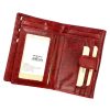 EL FORREST 866-58 RFID piros női bőr pénztárca 8.5 x 10.5 x 3 cm