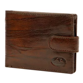   EL FORREST 916-23 RFID barna férfi bőr pénztárca 12 x 9 x 2.5 cm