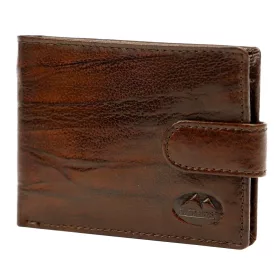   EL FORREST 916-23 RFID barna férfi bőr pénztárca 12 x 9 x 2.5 cm