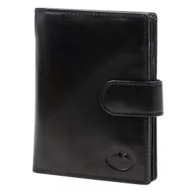   EL FORREST 703-67 RFID fekete férfi bőr pénztárca 10.5 x 12.5 x 3 cm