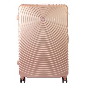   Leonardo da Vinci púder színű nagyméretű ABS keményfalú bőrönd 54 x 85 x 32 cm