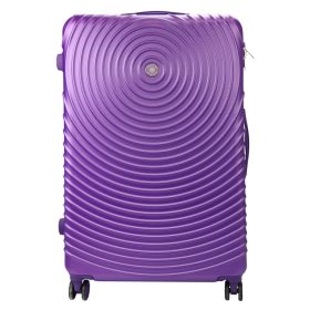   Leonardo da Vinci nagyméretű lila ABS keményfalú bőrönd 54 x 85 x 32 cm