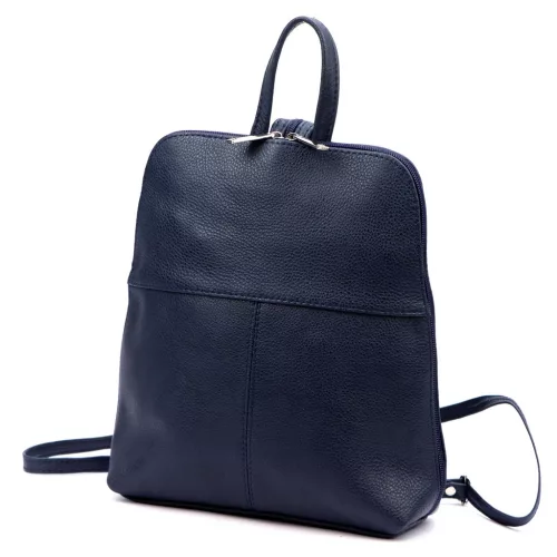 Voyager 517 DOLLARO navy női marhabőr hátizsák 23 x 27 x 8 cm