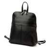 Voyager 517 DOLLARO fekete női marhabőr hátizsák 23 x 27 x 8 cm