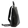 Voyager 517 DOLLARO fekete női marhabőr hátizsák 23 x 27 x 8 cm