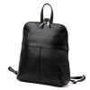 Voyager 517 DOLLARO fekete női marhabőr hátizsák 23 x 27 x 8 cm