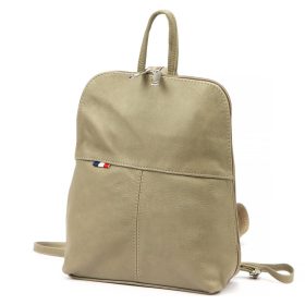 Voyager 517 drapp női bőr hátizsák 23 x 27 x 8 cm