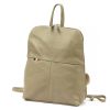 Voyager 517 DOLLARO bézs női marhabőr hátizsák 23 x 27 x 8 cm