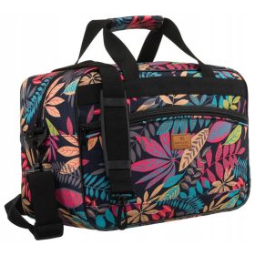   Rovicky R-TL15608 szines levél mintás Wizz Air, Ryanair kabintáska, utazótáska 40 x 25 x 20 cm
