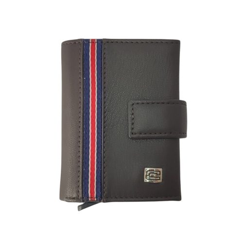 Choice pop-up pénztárca barna RFID  7,5 x 9,5 cm