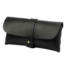 Gregorio 1726 fekete bőr szemüvegtartó 16.5 x 8 x 4 cm