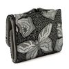 Lorenti 55287-ONBF szürke pillangó mintás női bőr pénztárca 9.5 x 7 x 3 cm