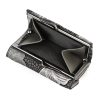 Lorenti 55287-ONBF szürke pillangó mintás női bőr pénztárca 9.5 x 7 x 3 cm