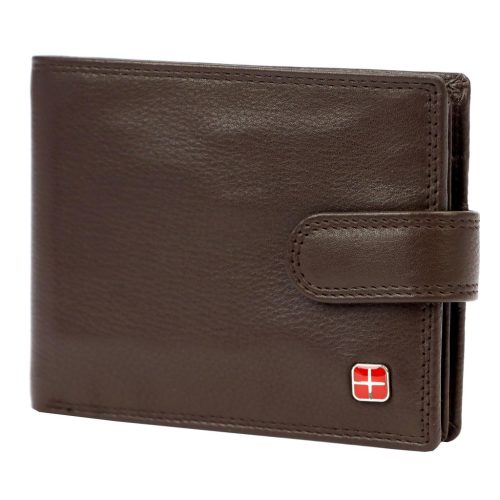 Albatross SN MW11 Z RFID barna férfi bőr pénztárca 13.5 x 10 x 3 cm