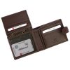 Albatross SN 2215 Z RFID barna férfi bőr pénztárca 13 x 10 x 3 cm