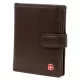 Albatross SN MW02 Z RFID barna férfi bőr pénztárca 10.5 x 12.5 x 3 cm 