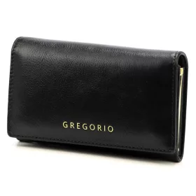   Gregorio IT-101 fekete női bőr pénztárca 15.5 x 9.5 x 3.8 cm