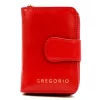 Gregorio IT-115 piros női bőr pénztárca 9 x 13 x 3.5 cm