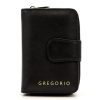 Gregorio IT-115 fekete női bőr pénztárca 9 x 13 x 3.5 cm