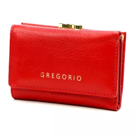 Gregorio IT-117 piros női bőr pénztárca 12 x 8 x 3 cm