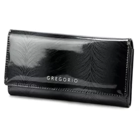   Gregorio FF-100 fekete női bőr pénztárca 18.5 x 10 x 4 cm