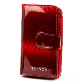   Gregorio FF-116 piros női bőr pénztárca 9.5 x 16.5 x 3.5 cm