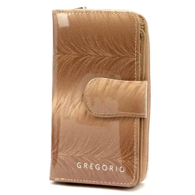   Gregorio FF-116 taupe női bőr pénztárca 9.5 x 16.5 x 3.5 cm