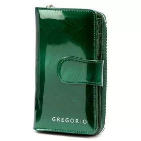   Gregorio FF-116 zöld női bőr pénztárca 9.5 x 16.5 x 3.5 cm