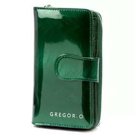   Gregorio FF-116 zöld női bőr pénztárca 9.5 x 16.5 x 3.5 cm