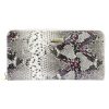 Gregorio SN-119 szürke kígyóbőr mintás női bőr pénztárca 20 x 10 x 2.5 cm
