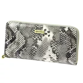   Gregorio SNR-119 szürke női bőr pénztárca 20 x 10 x 2.5 cm