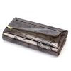 Gregorio BTS-102 szürke pillangó mintás női bőr pénztárca 18.5 x 9.5 x 3.5 cm