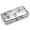 Gregorio BTS-102 krém pillangó mintás női bőr pénztárca 18.5 x 9.5 x 3.5 cm