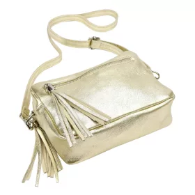   Luka 20-030-2 arany színű női bőr oldaltáska 21 x 13 x 7 cm