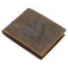 Money Kepper CCH 5600 sólyom nyomatos bőr pénztárca 13 x 10 x 2.5 cm