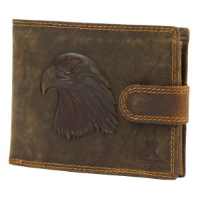   Money Kepper CCH 5600B sólyom nyomatos bőr pénztárca 13.3 x 10 x 2.5 cm