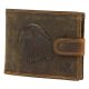 Money Kepper CCH 5600B sólyom nyomatos bőr pénztárca 13.3 x 10 x 2.5 cm