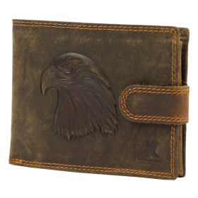   Money Kepper CCH 5600B sólyom nyomatos bőr pénztárca 13.3 x 10 x 2.5 cm