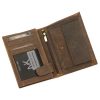 Money Kepper CCH 5601 koponya mintás férfi bőr pénztárca 10 x 13 x 2.5 cm