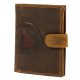 Money Kepper CCH 5601B sólyom motívumos bőr pénztárca 10 x 13 x 2.5 cm