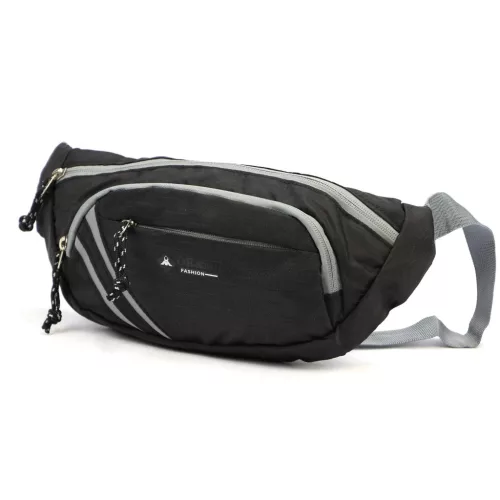 Ormi 72231 fekete övtáska, crossbody 33 x 15 x 8 cm
