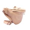 Luka 24-010 DOLLARO púderrózsaszín női bőr övtáska, crossbody 34 x 19 x 13 cm